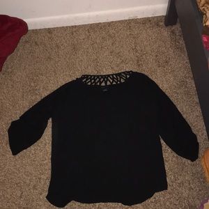 Black work blouse